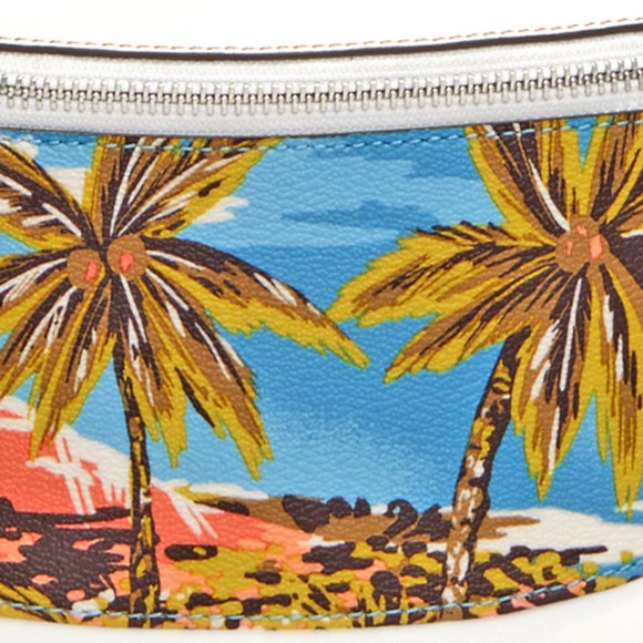 NWT Coach Outlet Warren Mini Belt Bag With Hawaiin Print - Picture 3 of 3